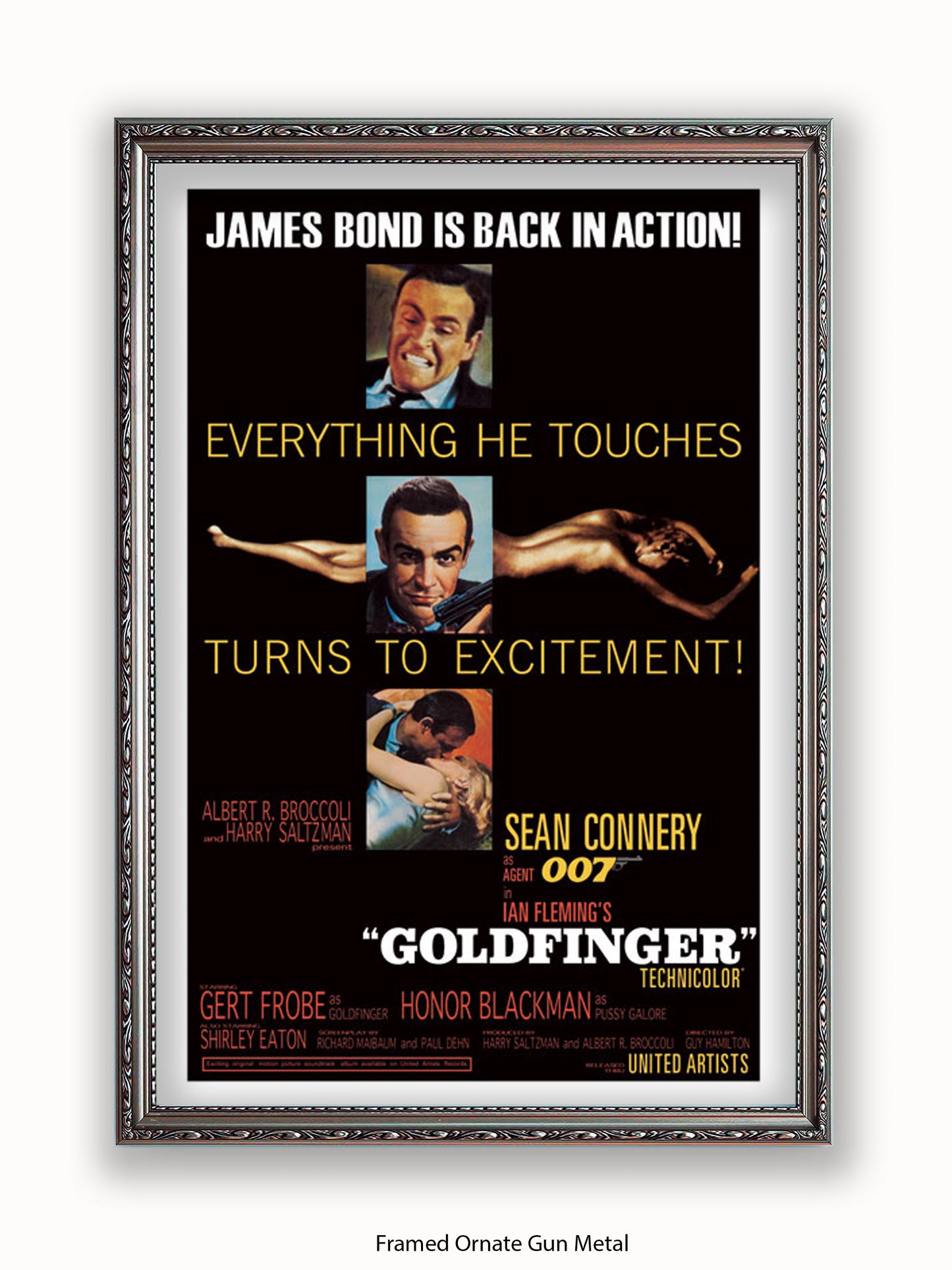 James Bond  Goldfinger Poster
