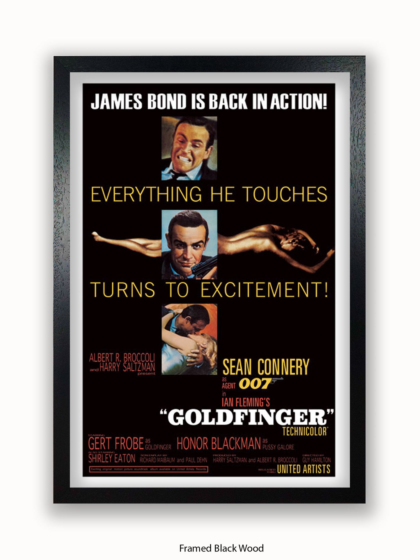 James Bond  Goldfinger Poster