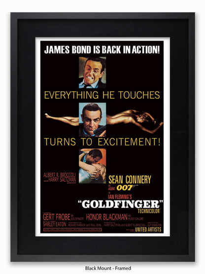 James Bond  Goldfinger Poster