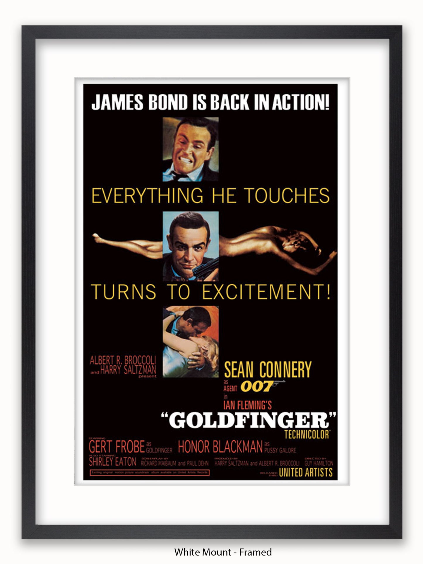 James Bond  Goldfinger Poster