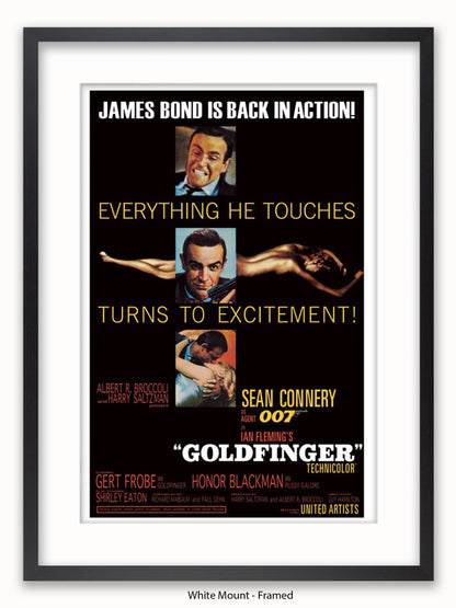 James Bond  Goldfinger Poster