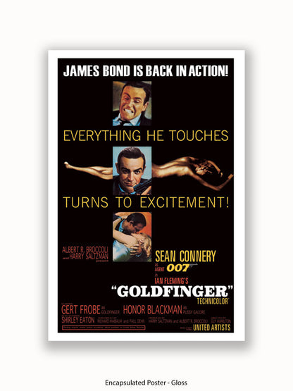James Bond  Goldfinger Poster