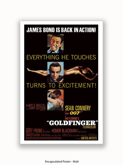 James Bond  Goldfinger Poster