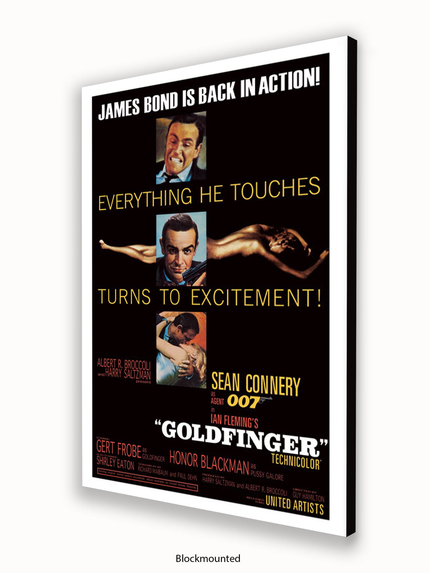 James Bond  Goldfinger Poster