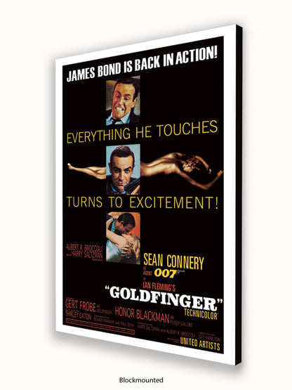 James Bond  Goldfinger Poster