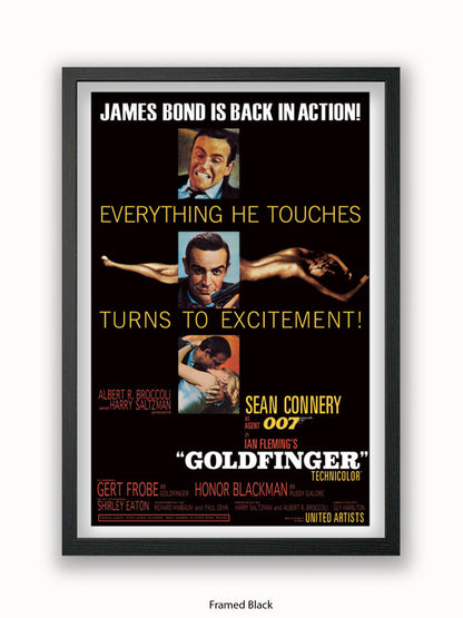 James Bond  Goldfinger Poster