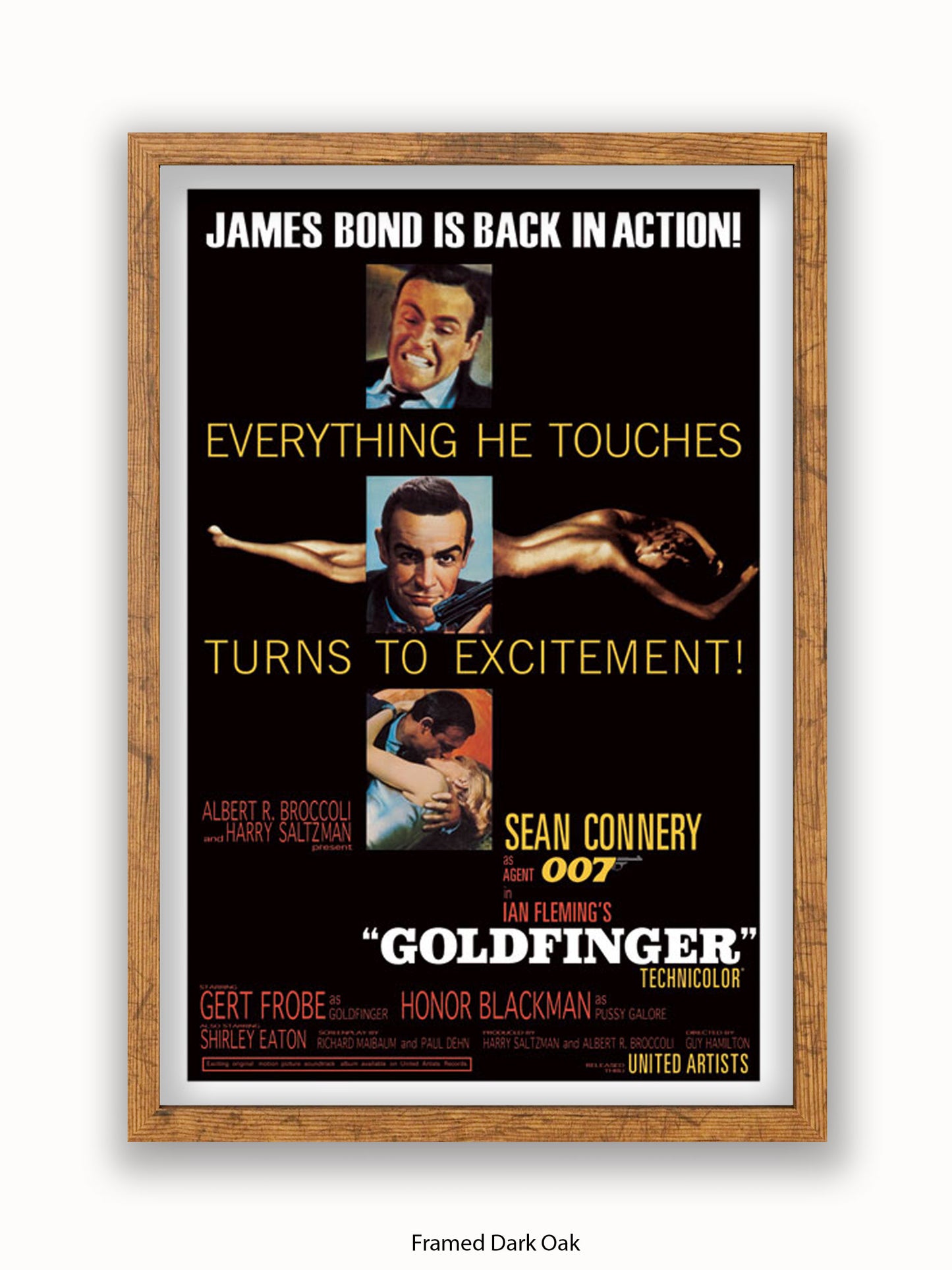 James Bond  Goldfinger Poster