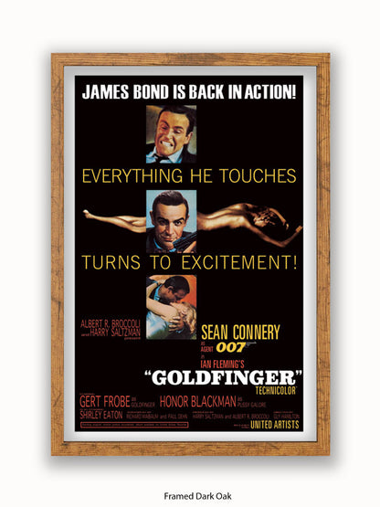 James Bond  Goldfinger Poster