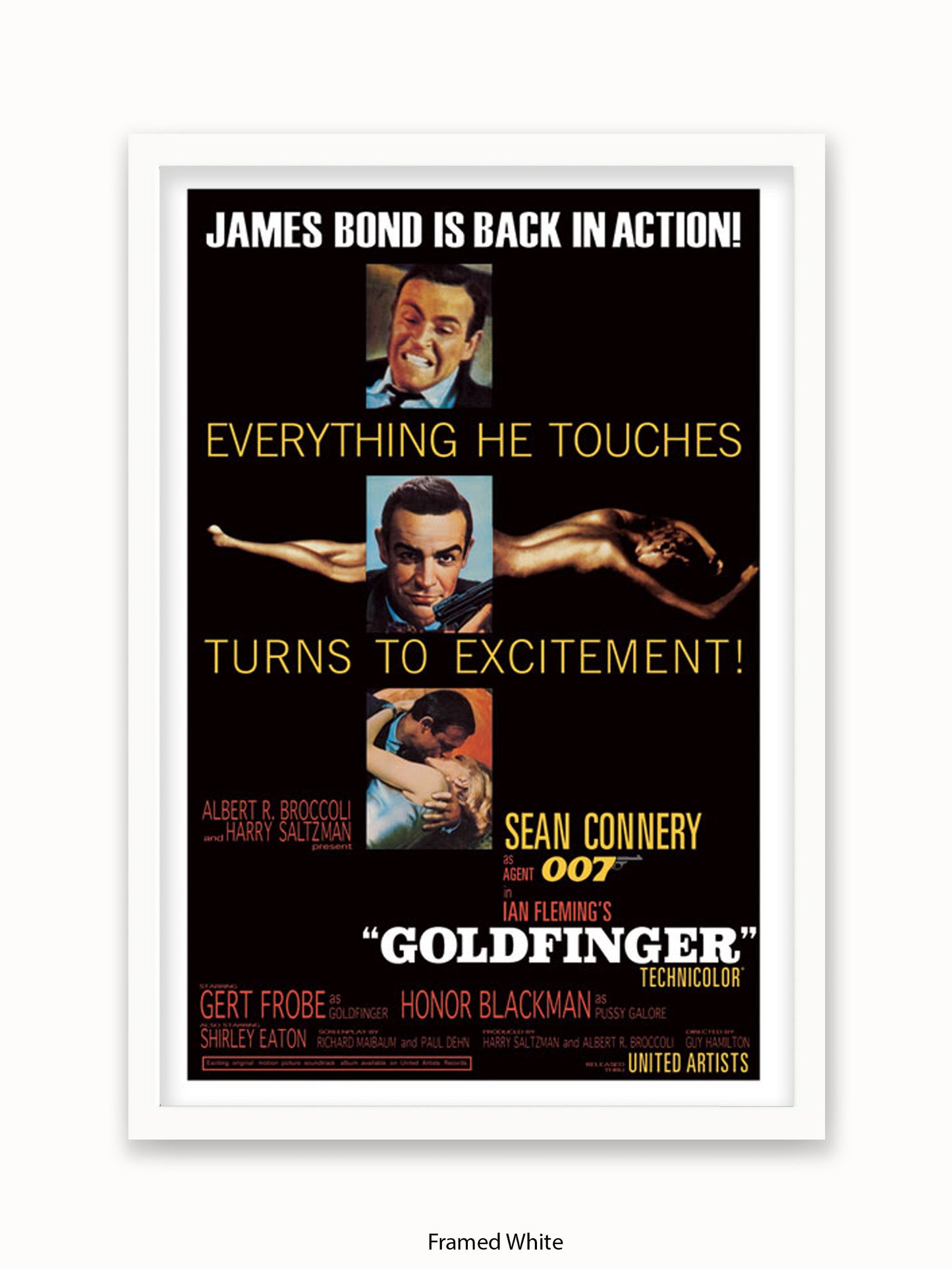 James Bond  Goldfinger Poster