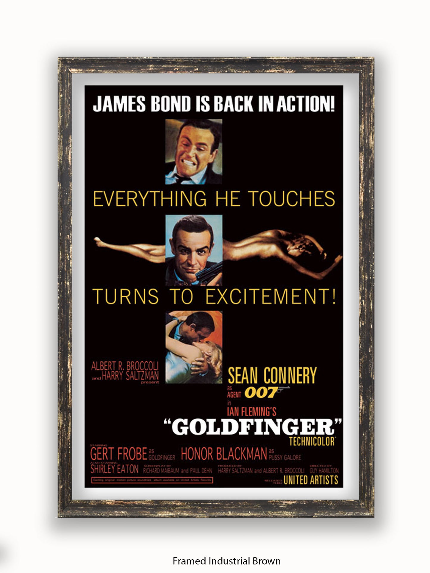 James Bond  Goldfinger Poster
