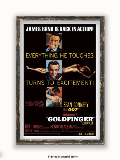 James Bond  Goldfinger Poster