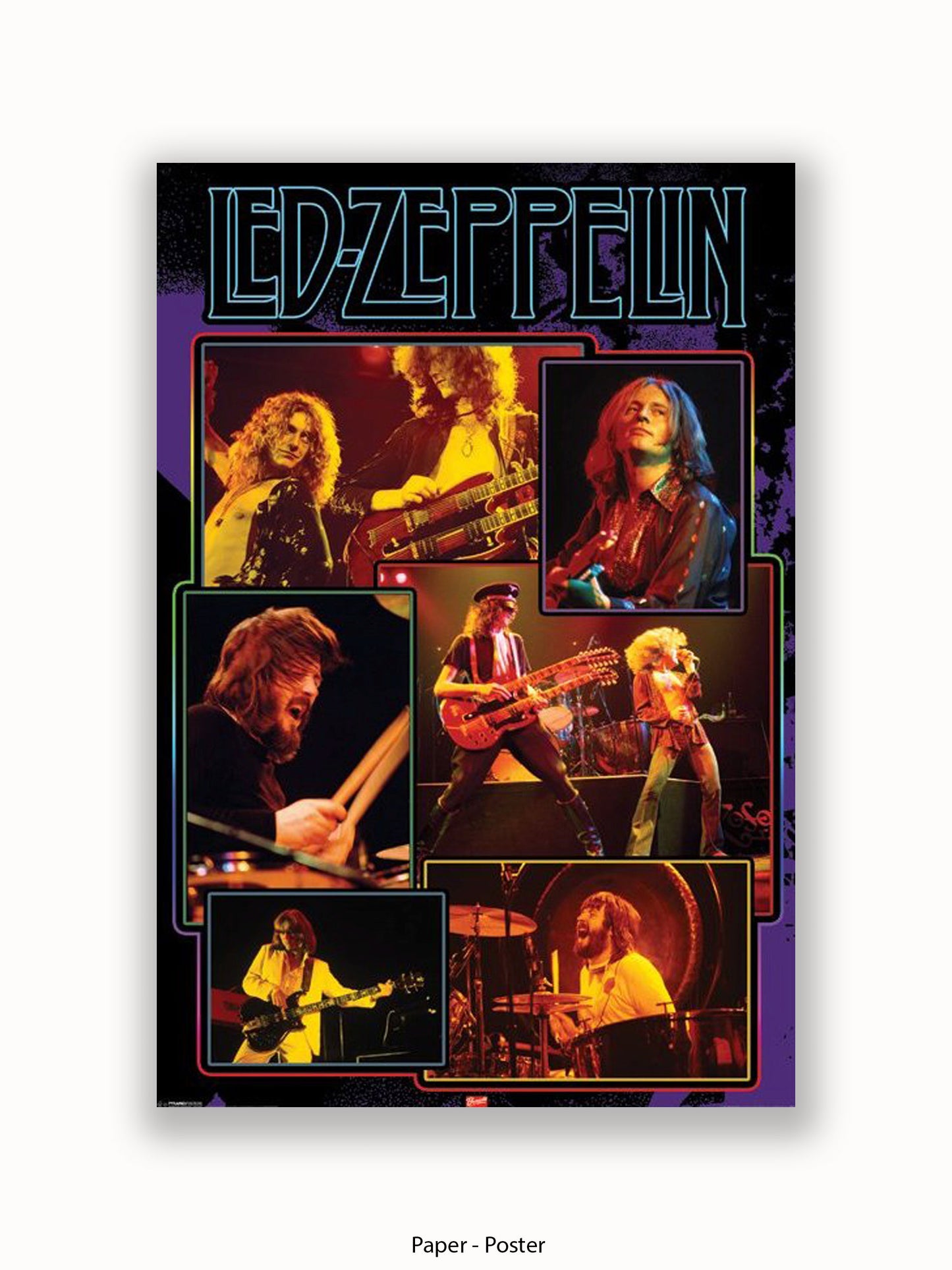 Led Zeppelin   Collage  Bravado Poster