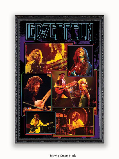 Led Zeppelin   Collage  Bravado Poster
