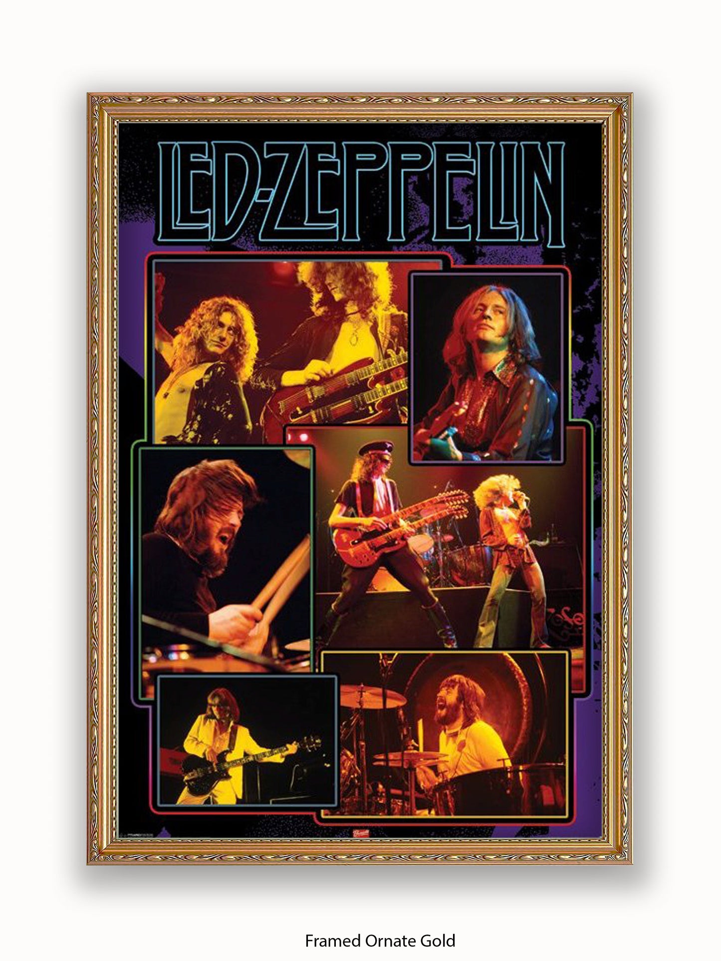 Led Zeppelin   Collage  Bravado Poster