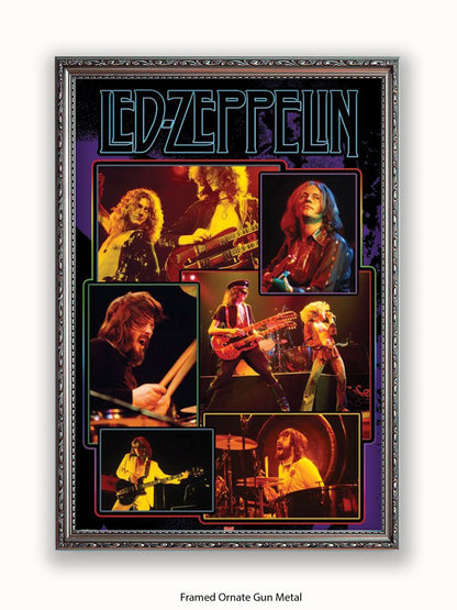 Led Zeppelin   Collage  Bravado Poster
