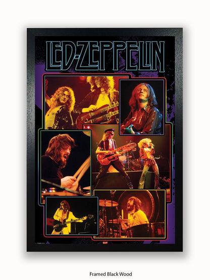 Led Zeppelin   Collage  Bravado Poster