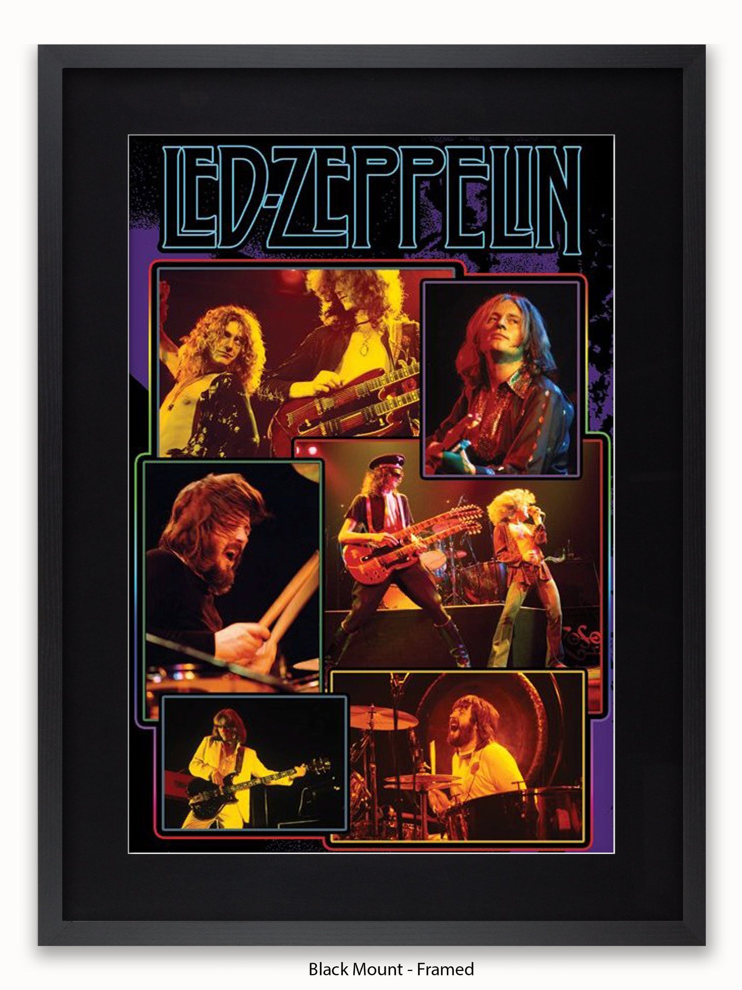 Led Zeppelin   Collage  Bravado Poster