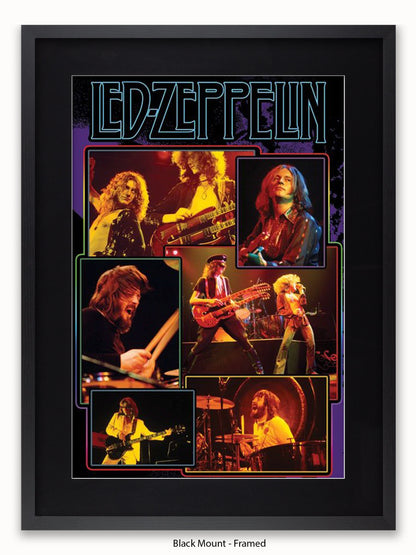 Led Zeppelin   Collage  Bravado Poster