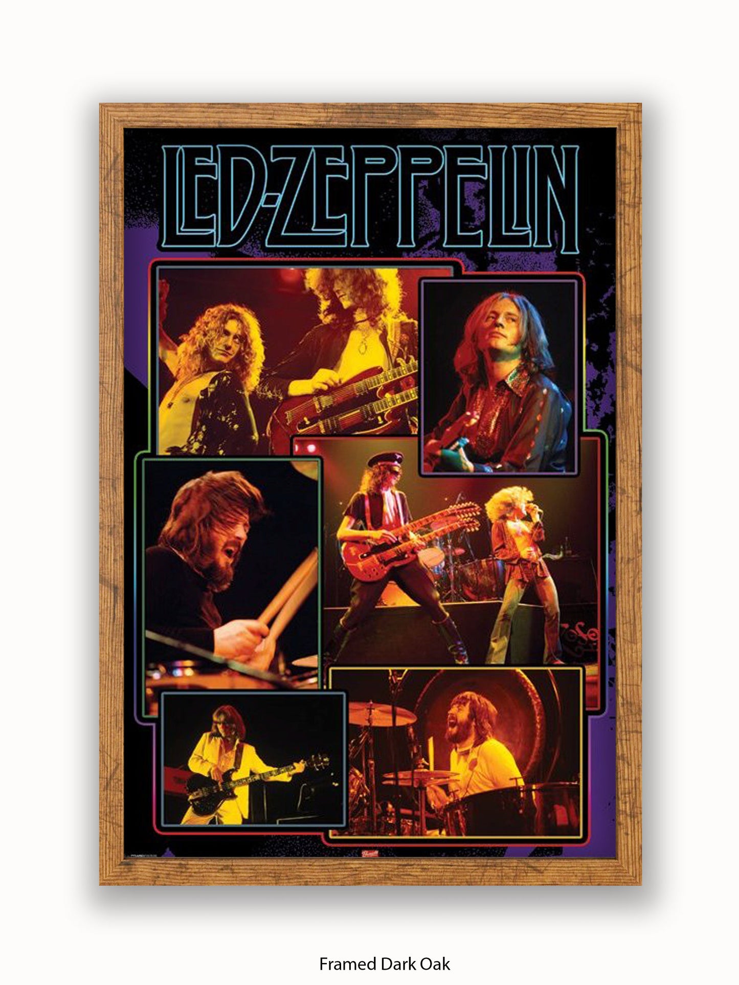 Led Zeppelin   Collage  Bravado Poster