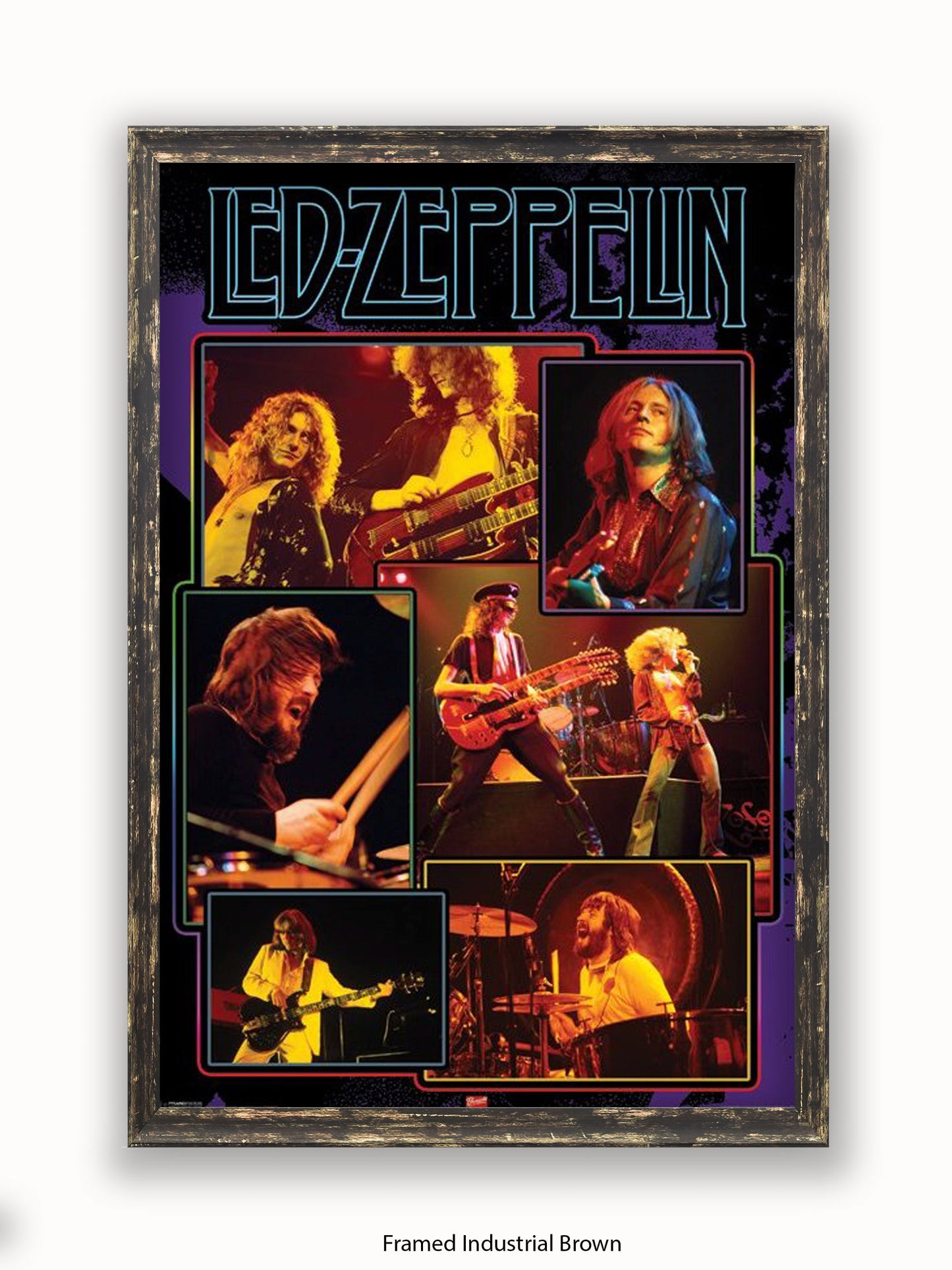Led Zeppelin   Collage  Bravado Poster