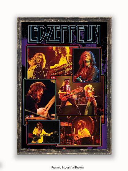 Led Zeppelin   Collage  Bravado Poster
