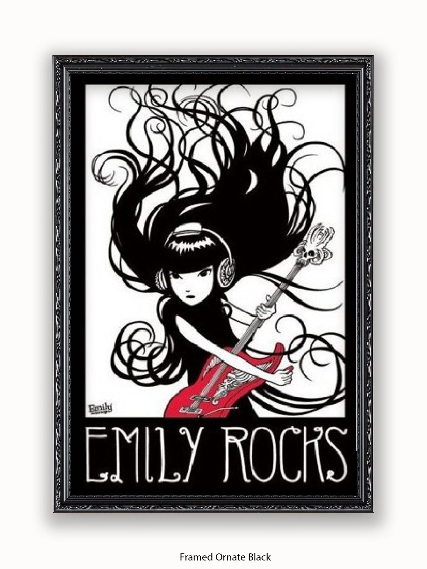 Emily The Strange  Emily Rocks Poster