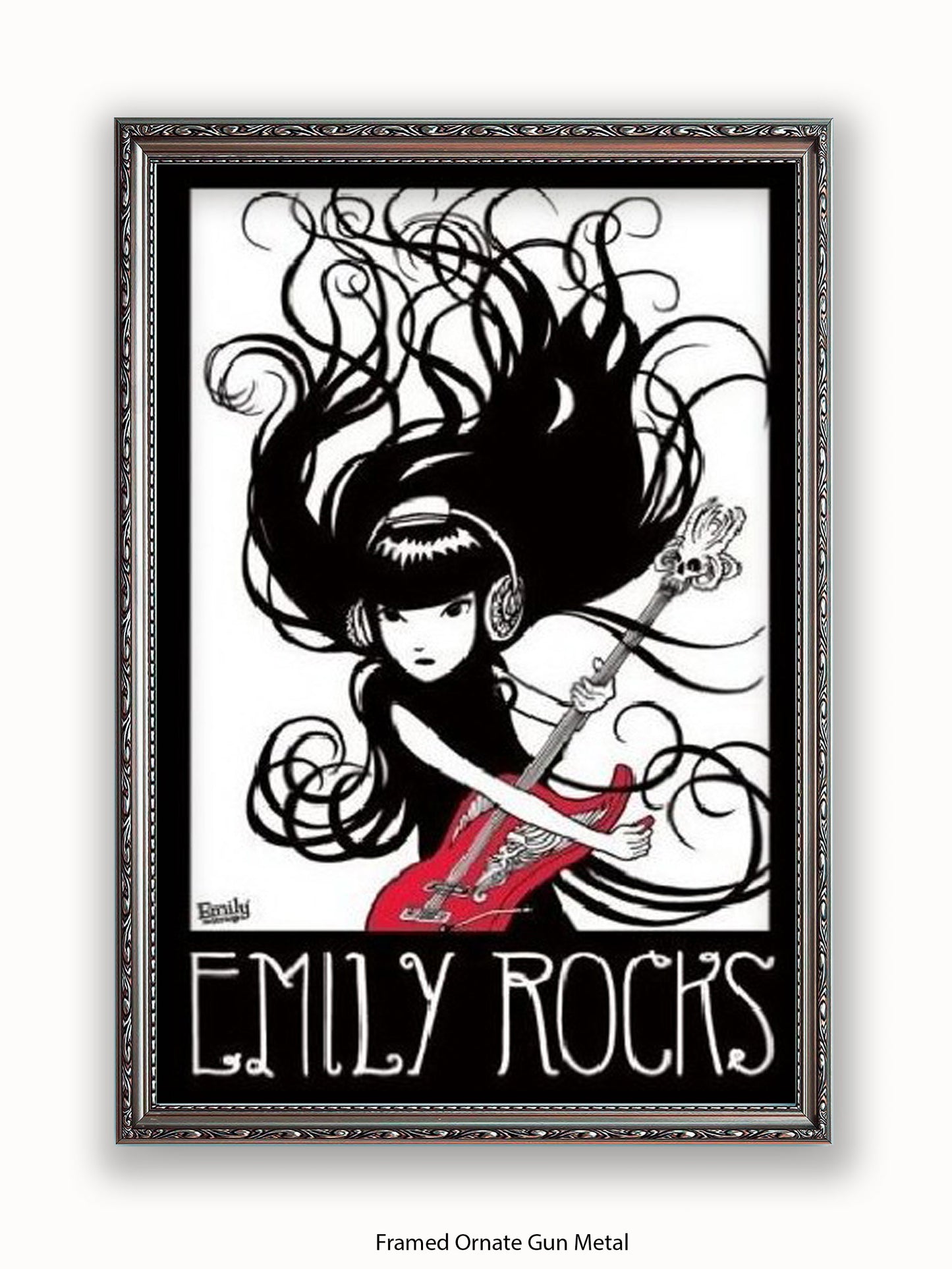 Emily The Strange  Emily Rocks Poster