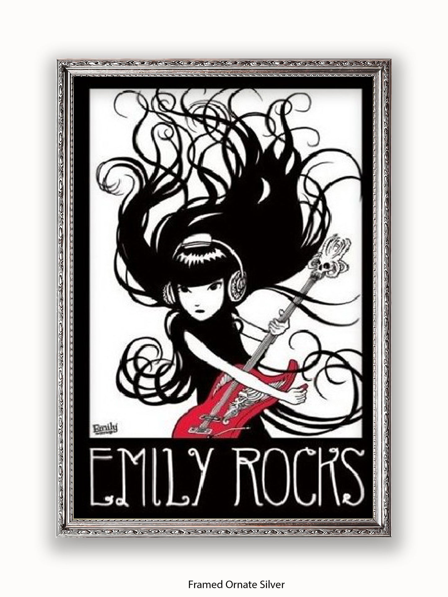 Emily The Strange  Emily Rocks Poster