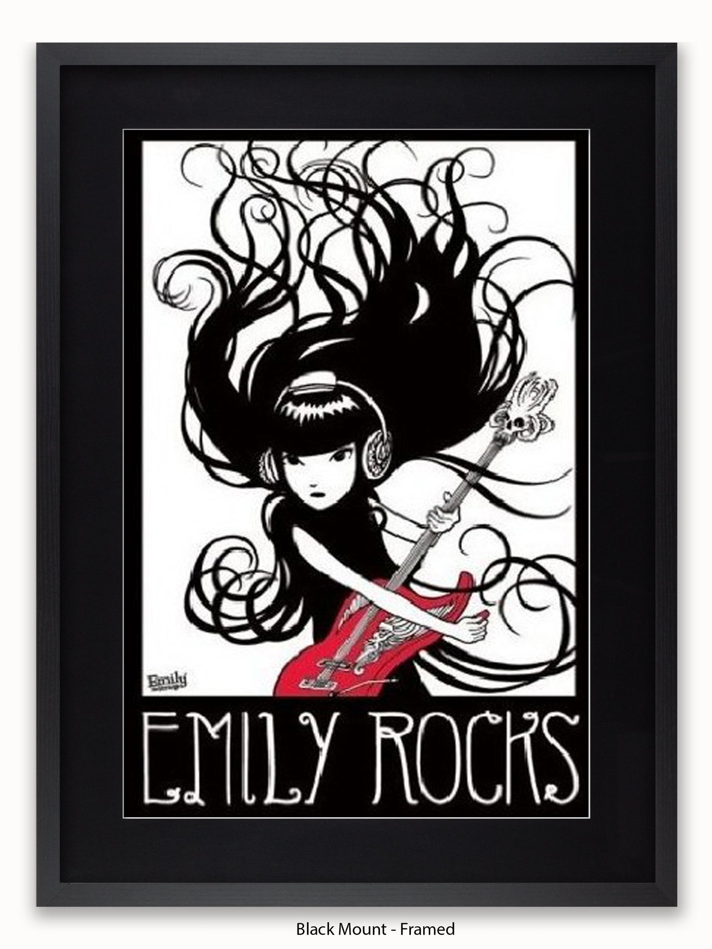 Emily The Strange  Emily Rocks Poster