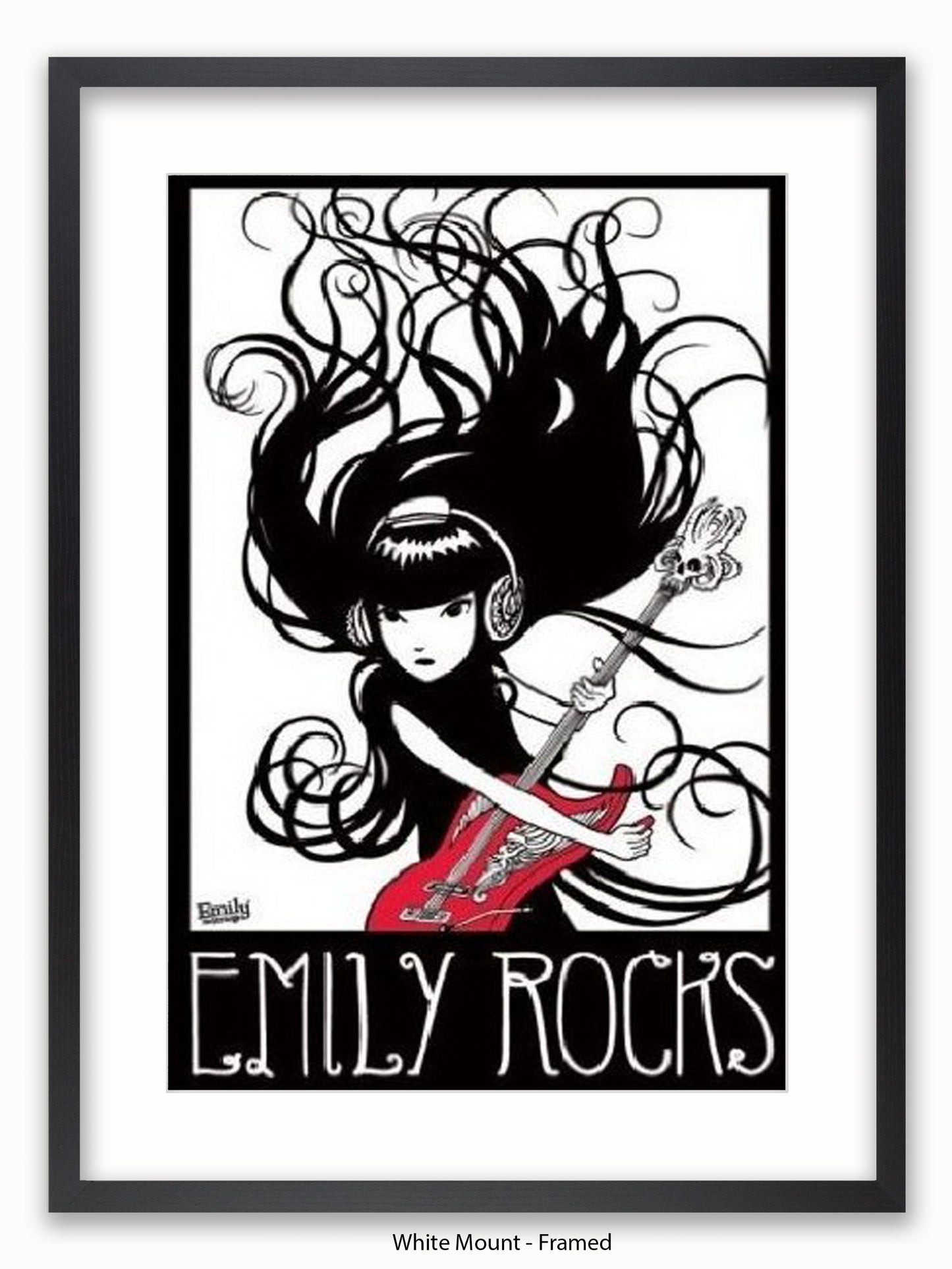 Emily The Strange  Emily Rocks Poster