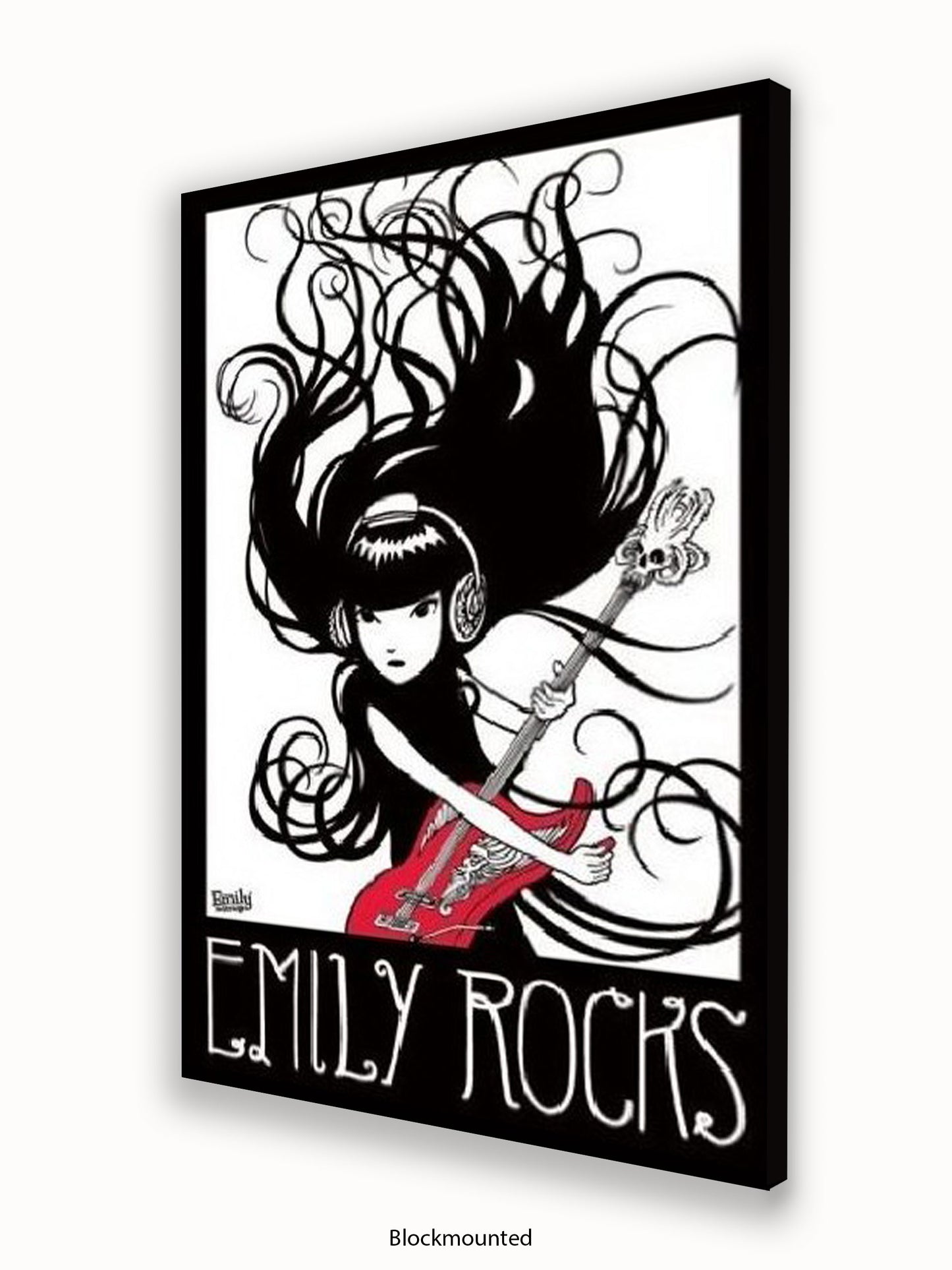 Emily The Strange  Emily Rocks Poster
