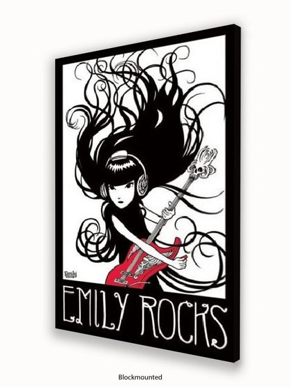 Emily The Strange  Emily Rocks Poster