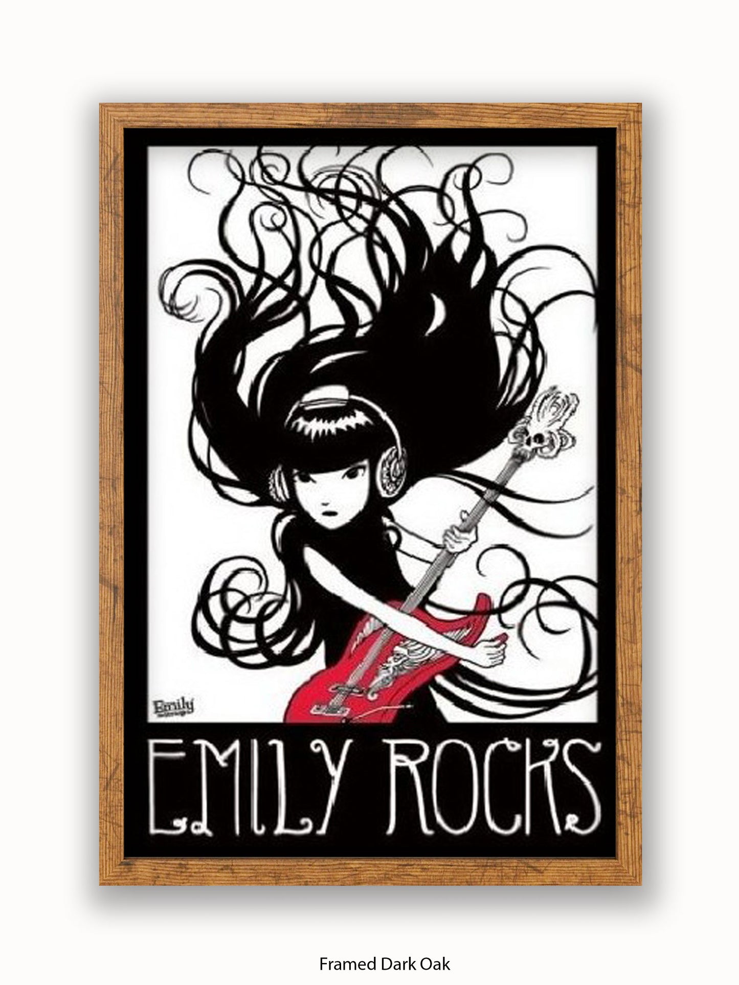 Emily The Strange  Emily Rocks Poster