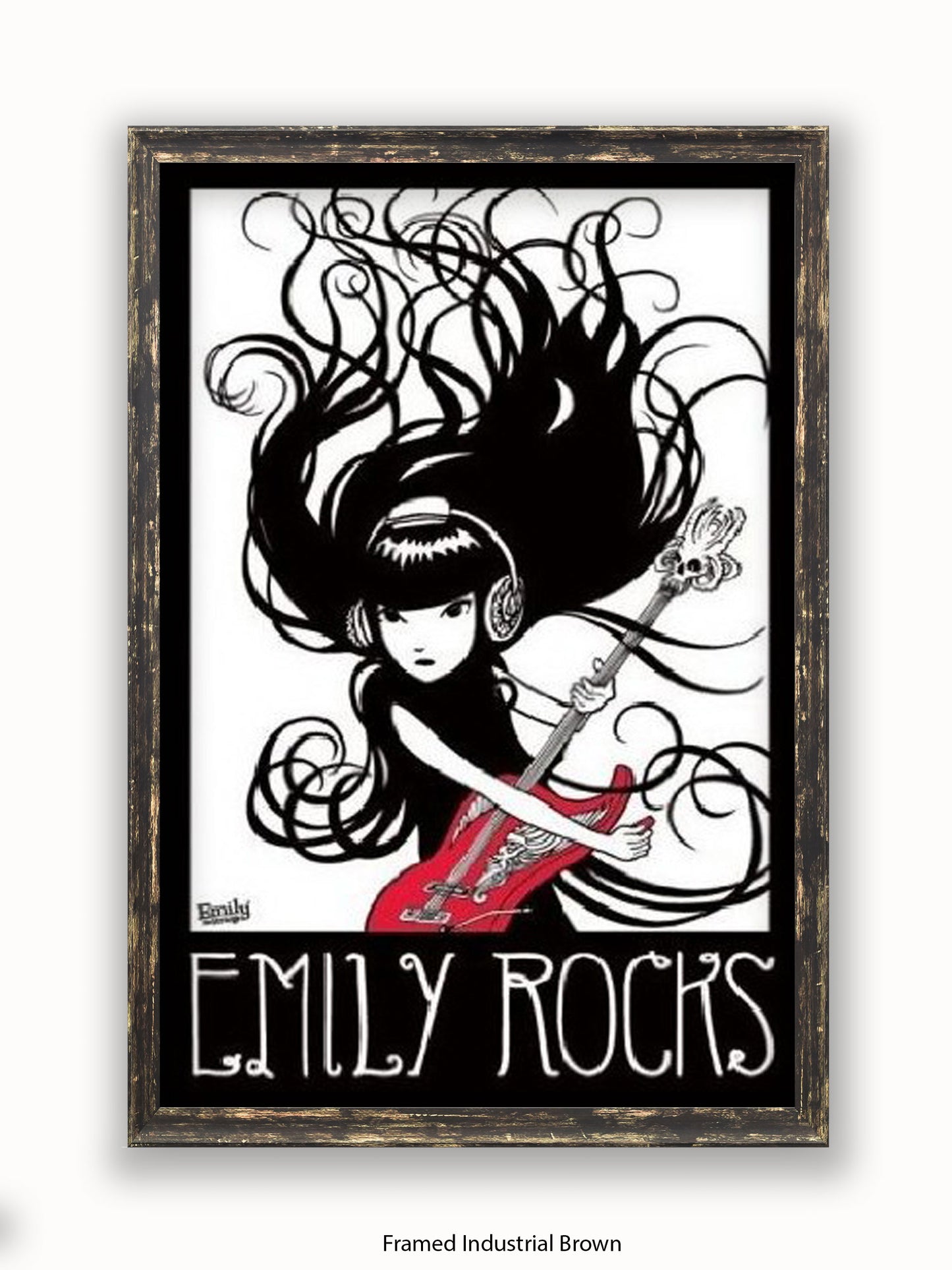 Emily The Strange  Emily Rocks Poster