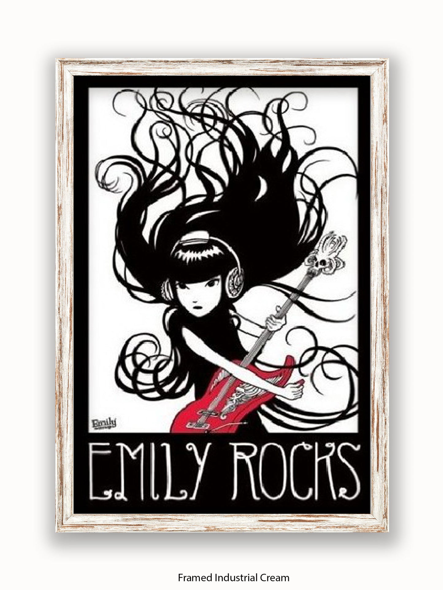 Emily The Strange  Emily Rocks Poster