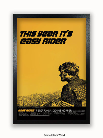 Easy Rider  Yellow Poster