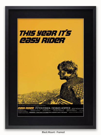 Easy Rider  Yellow Poster