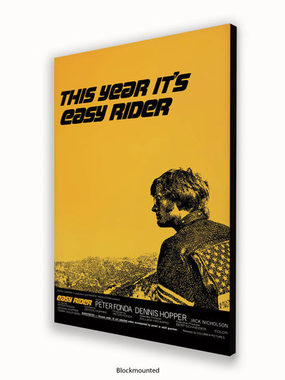 Easy Rider  Yellow Poster