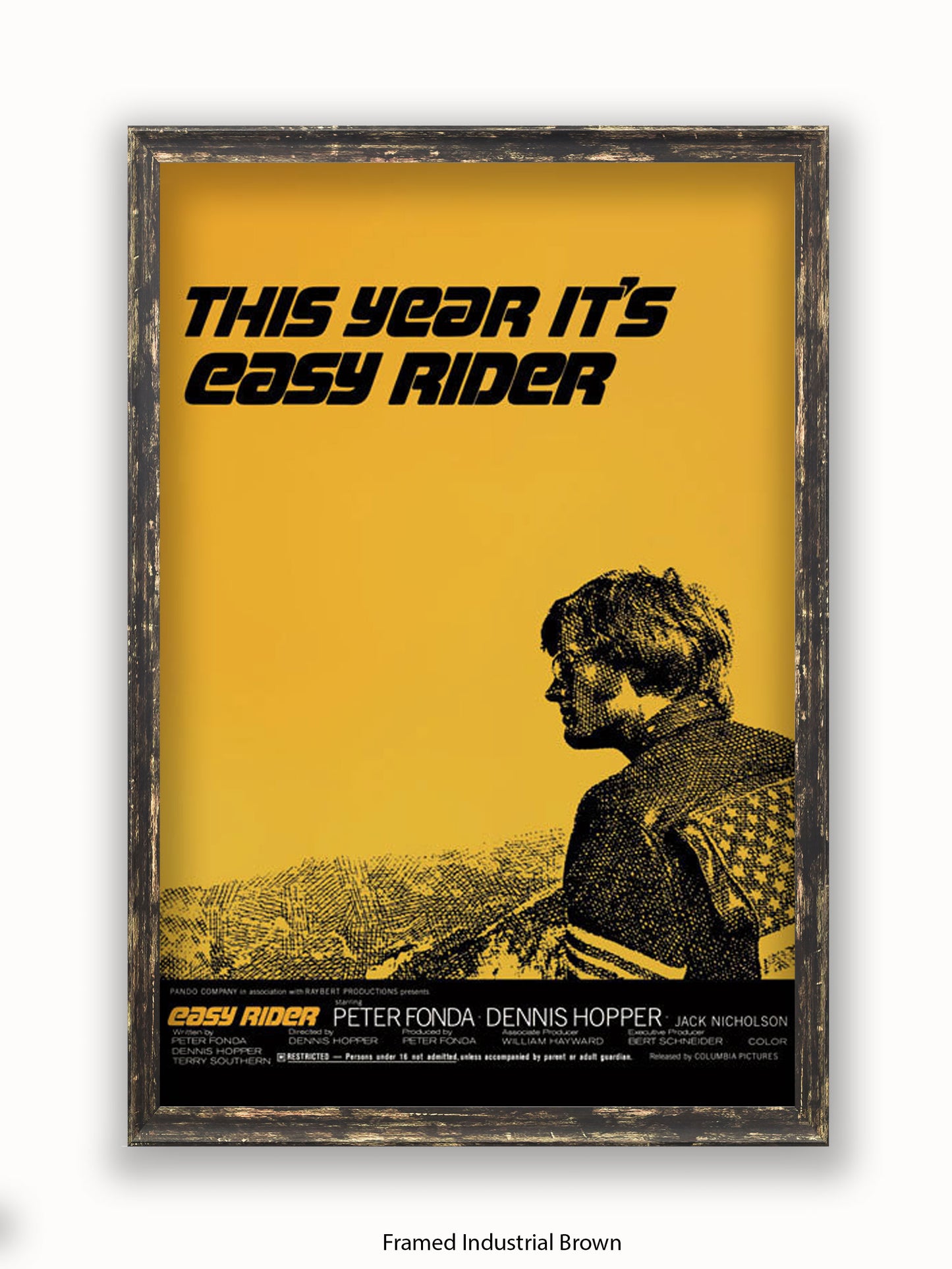 Easy Rider  Yellow Poster