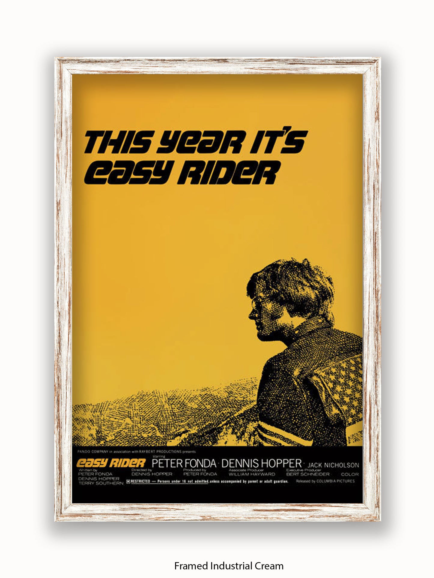 Easy Rider  Yellow Poster