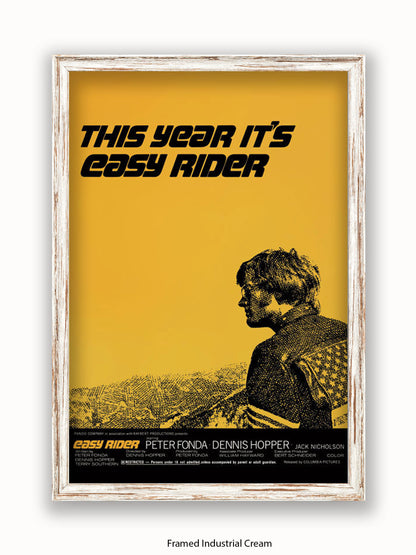Easy Rider  Yellow Poster