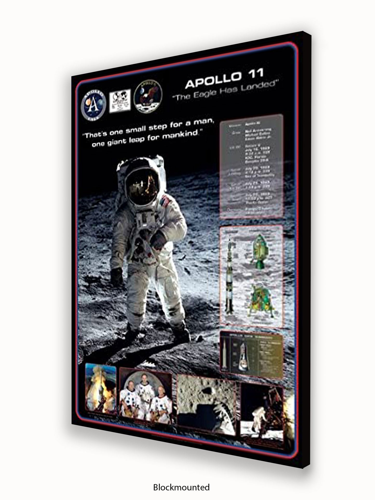 Moon Landing  Apollo 11  The Eagle Has Landed Poster