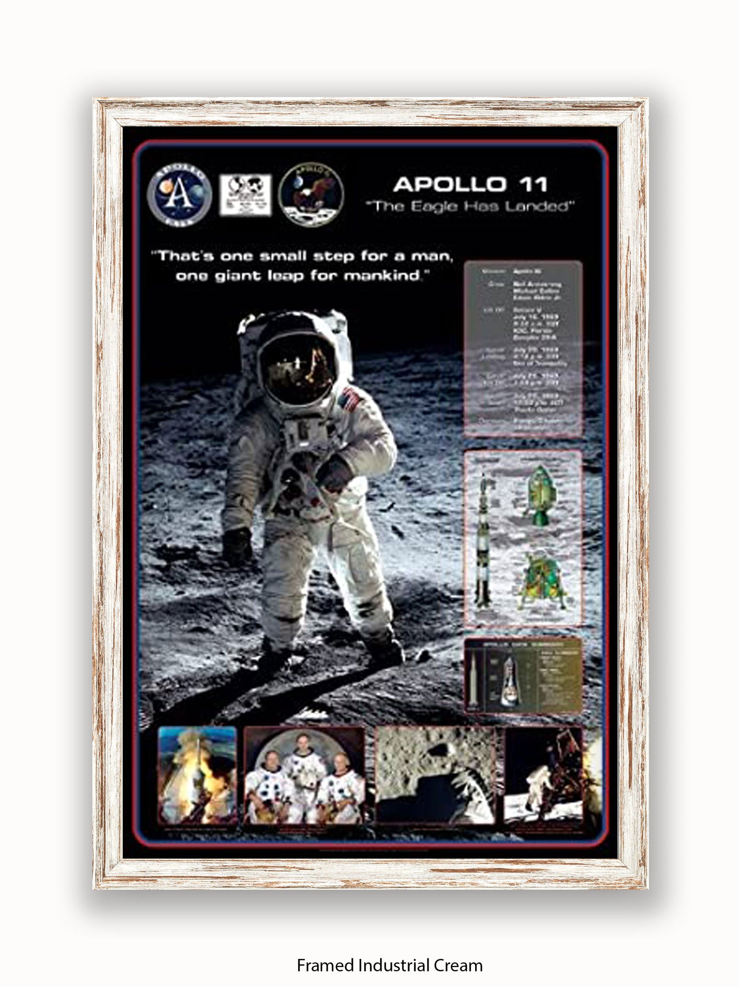 Moon Landing  Apollo 11  The Eagle Has Landed Poster