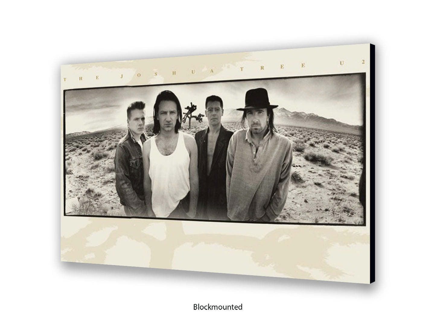 U2 The Joshua Tree Poster - Classic Rock Album Wall Art - Vintage Band Photography Print