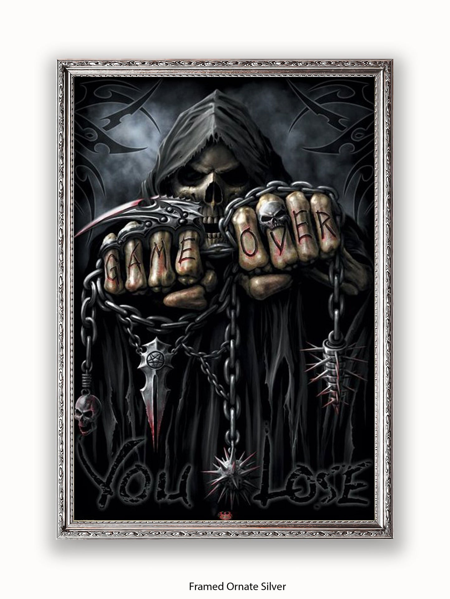 Game Over Reaper  Spiral  Fists Poster