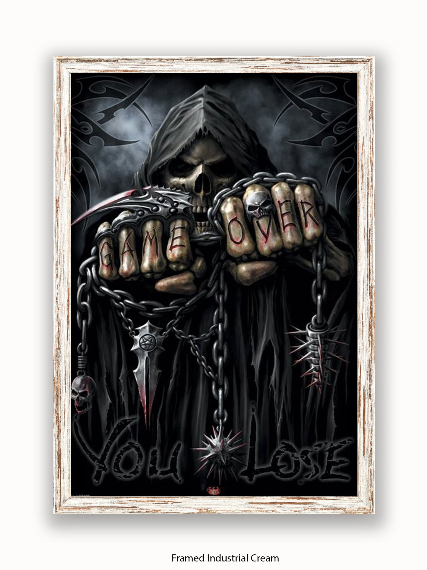 Game Over Reaper  Spiral  Fists Poster