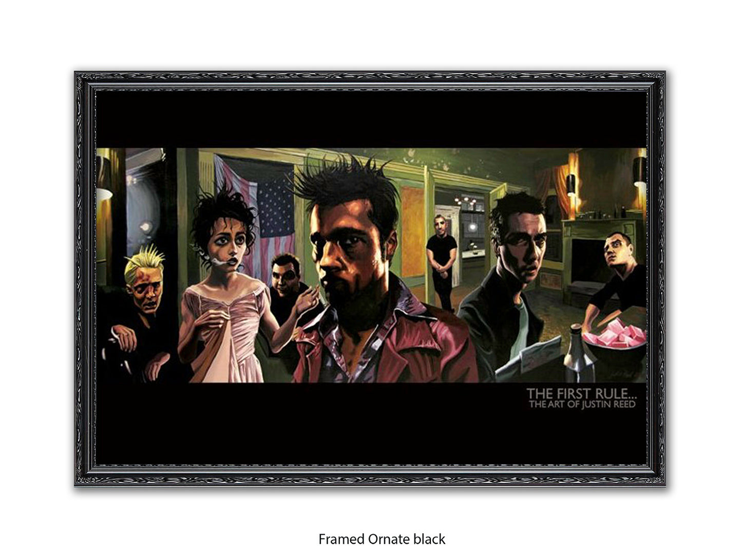Fight Club - The First Rule | Art Poster by Justin Reed