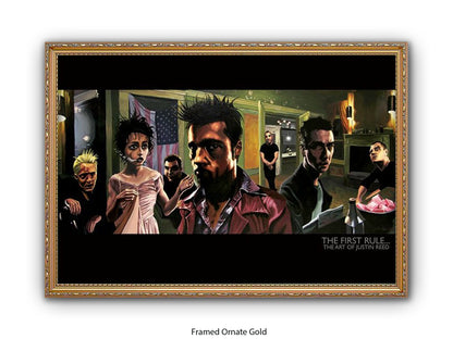 Fight Club - The First Rule | Art Poster by Justin Reed