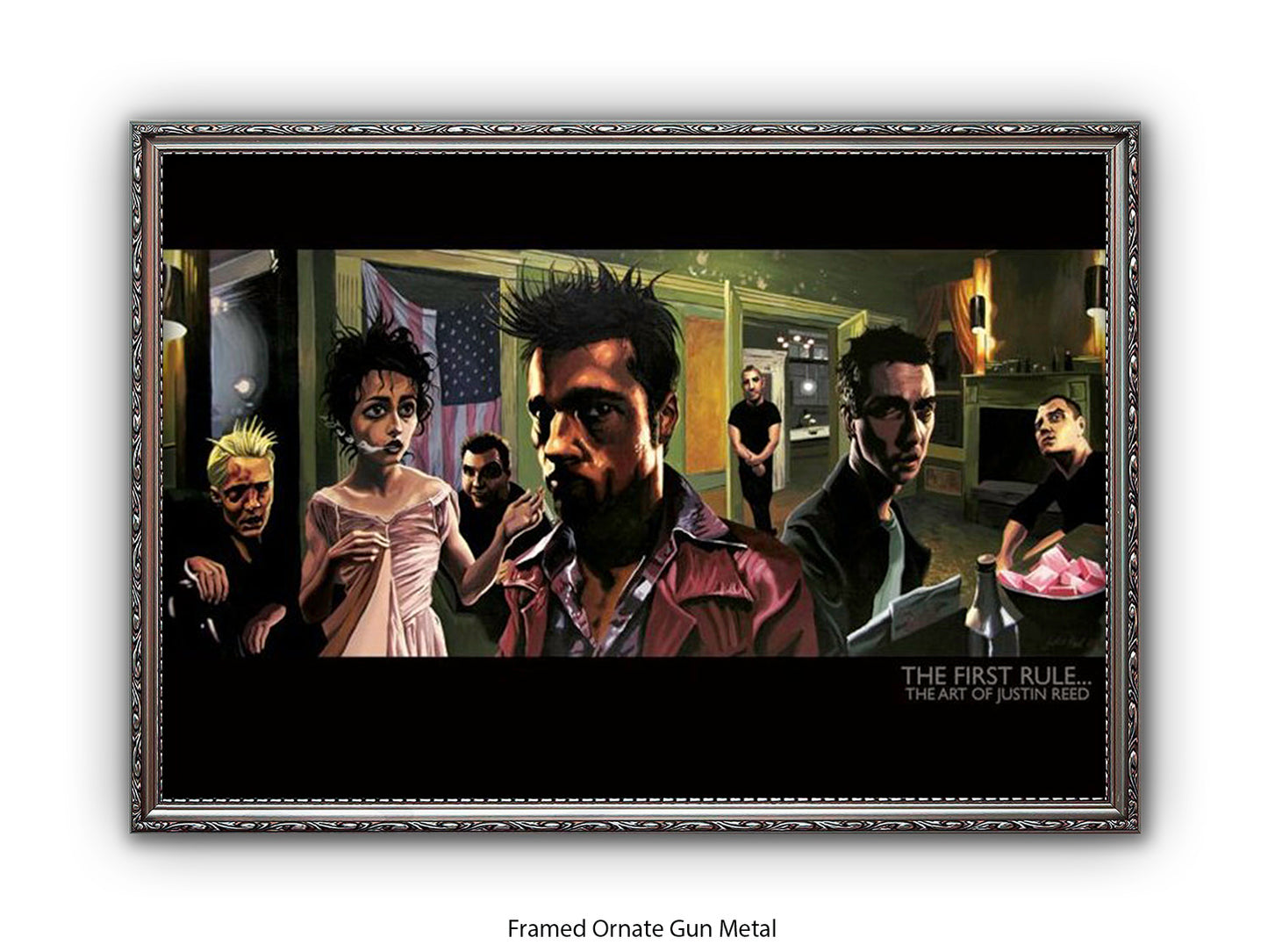 Fight Club - The First Rule | Art Poster by Justin Reed