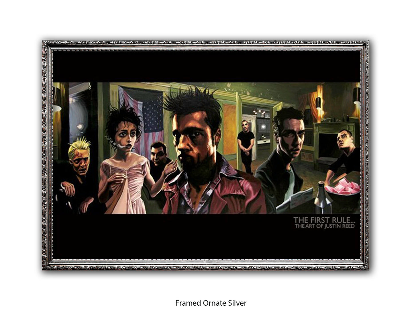 Fight Club - The First Rule | Art Poster by Justin Reed